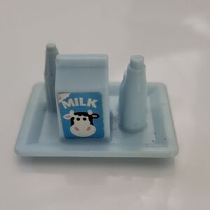 Playskool Dollhouse Food Tray Milk Dairy for Fisher Price Loving Family Kitchen